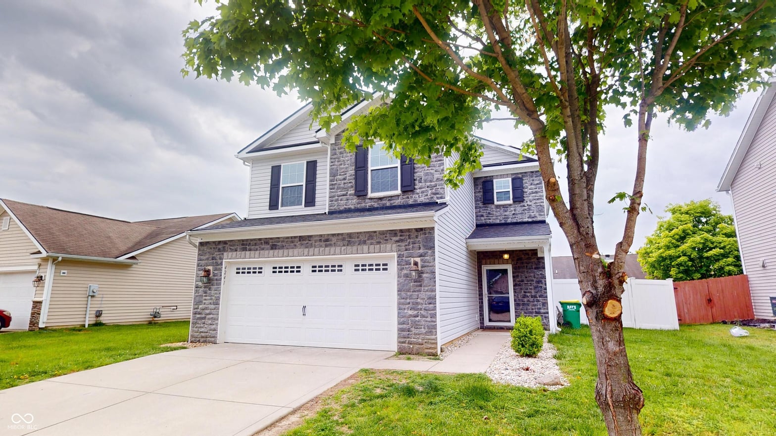 Front exterior at 4241 Zachary Lane, Westfield, IN