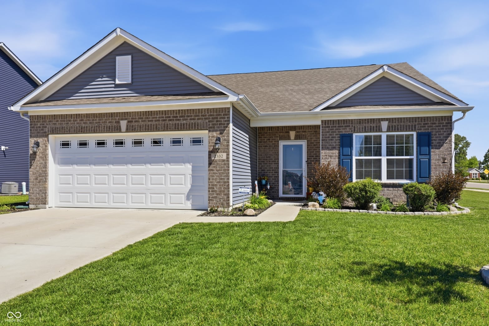 Front exterior at 2332 Longleaf Lane, Greenfield, IN