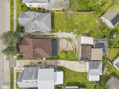 Aerial view at 911 Washington Boulevard, Anderson, IN