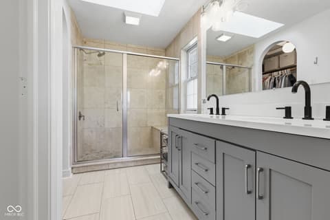 Bathroom at 2926 Brooks Bend Drive, Carmel, IN