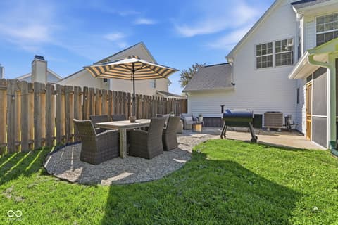 Yard at 2926 Brooks Bend Drive, Carmel, IN