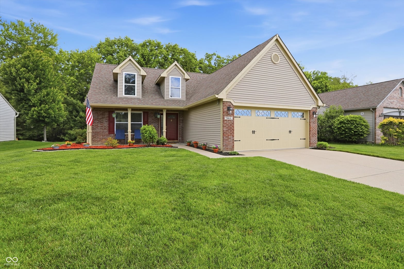 Front exterior at 10632 Ashview Drive, Fishers, IN