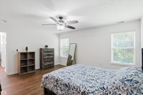 Primary bedroom at 10632 Ashview Drive, Fishers, IN