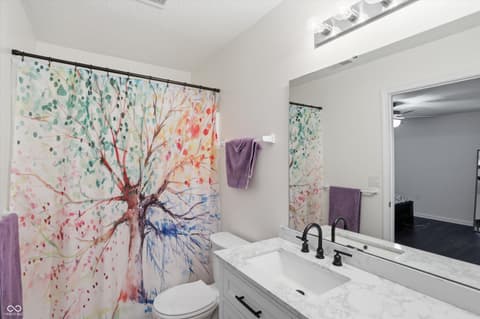 Bathroom at 10632 Ashview Drive, Fishers, IN