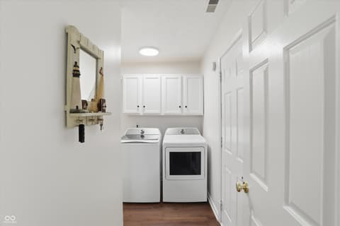 Laundry room at 10632 Ashview Drive, Fishers, IN