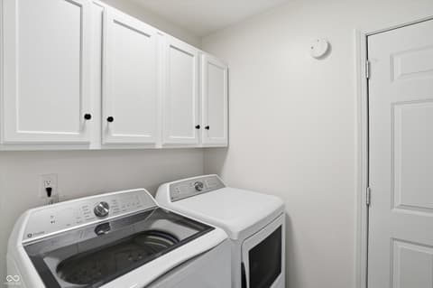 Laundry room at 10632 Ashview Drive, Fishers, IN
