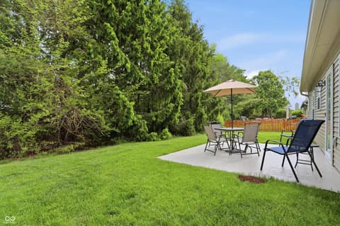 Yard at 10632 Ashview Drive, Fishers, IN