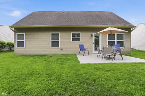 Backyard at 10632 Ashview Drive, Fishers, IN