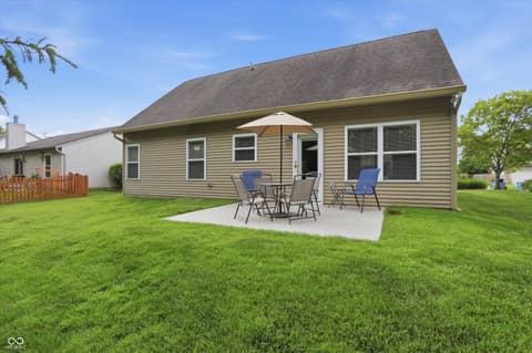 Backyard at 10632 Ashview Drive, Fishers, IN
