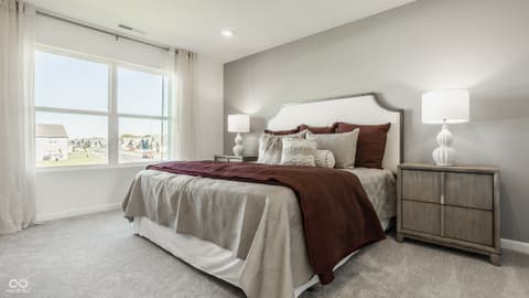 Primary bedroom at 565 Melbrook Street, Arcadia, IN