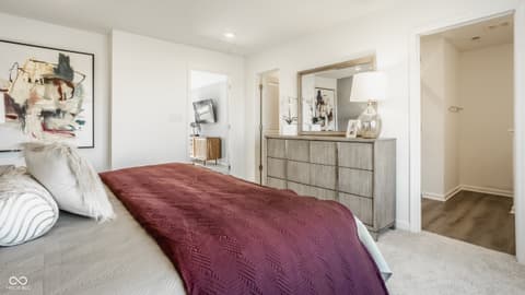 Primary bedroom at 565 Melbrook Street, Arcadia, IN