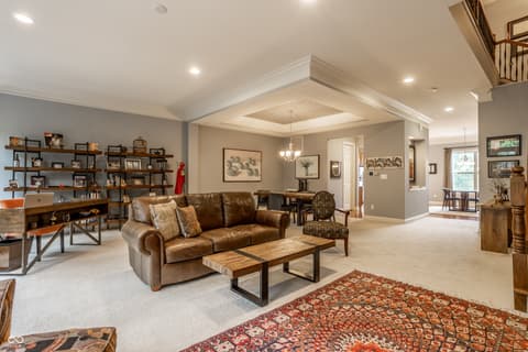 Living room at 207 Wakefield Way, Zionsville, IN