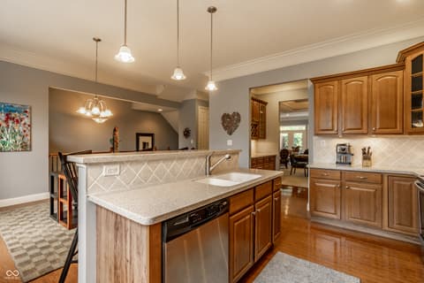Kitchen at 207 Wakefield Way, Zionsville, IN