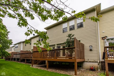 Backyard at 207 Wakefield Way, Zionsville, IN