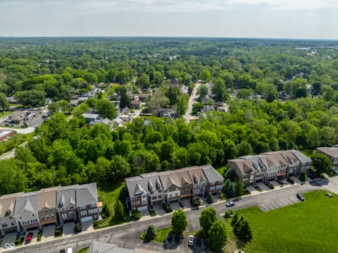 Aerial view at 207 Wakefield Way, Zionsville, IN
