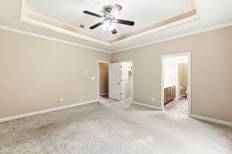 Primary bedroom at 16495 Stony Ridge Drive, Noblesville, IN