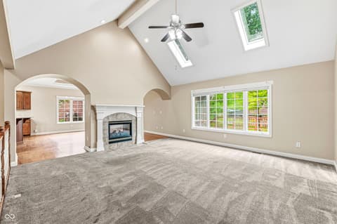 Living room at 16495 Stony Ridge Drive, Noblesville, IN