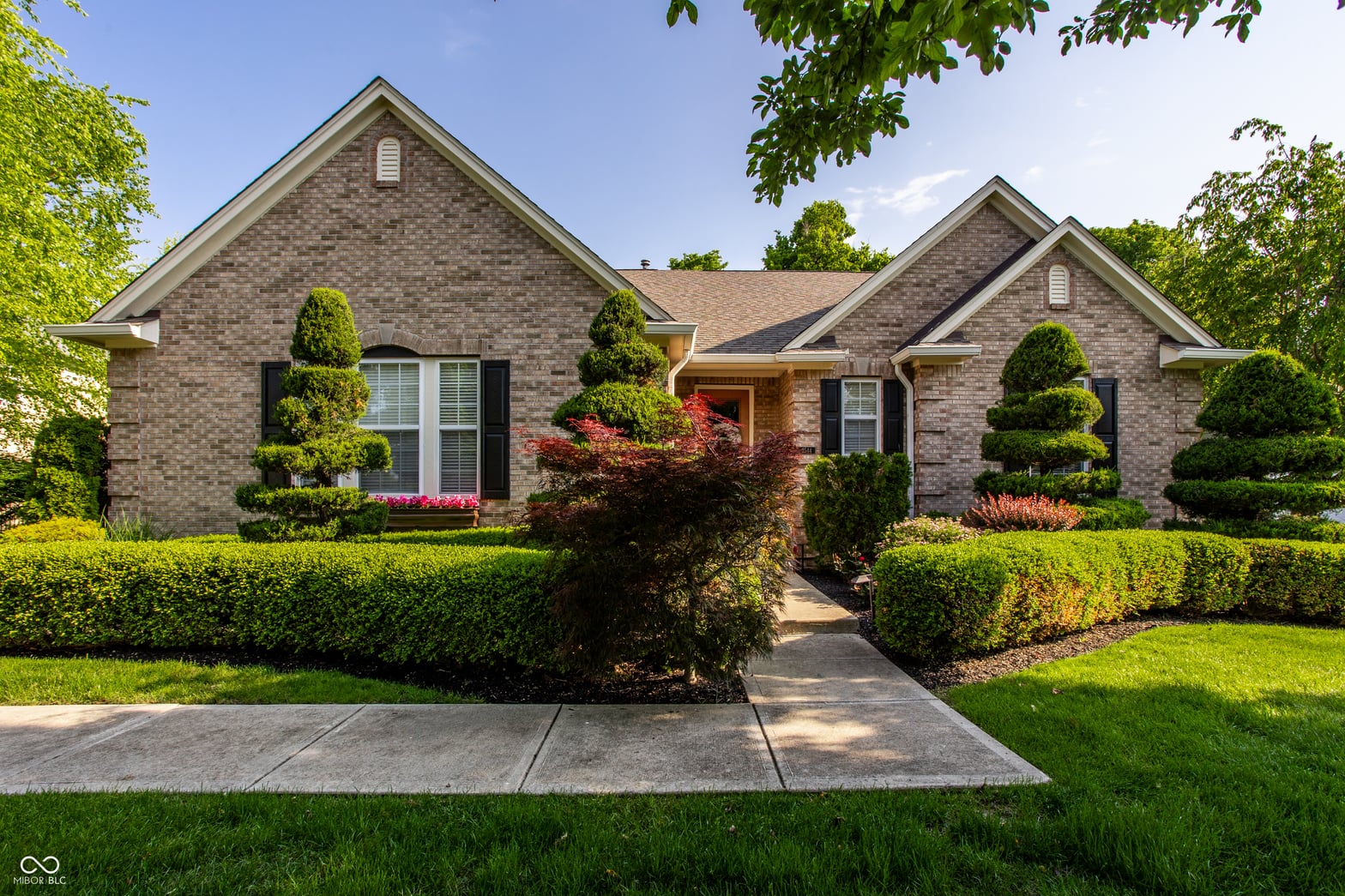 Front exterior at 2544 Milano Drive, Carmel, IN