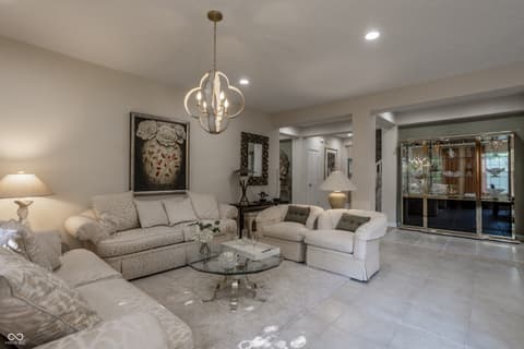 Living room at 2544 Milano Drive, Carmel, IN
