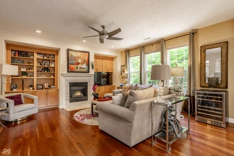 Family room at 2544 Milano Drive, Carmel, IN