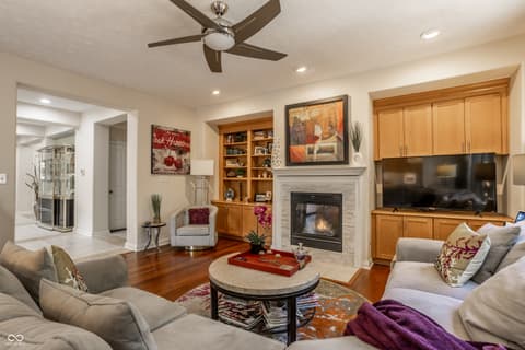 Family room at 2544 Milano Drive, Carmel, IN