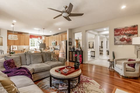 Family room at 2544 Milano Drive, Carmel, IN