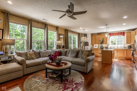 Family room at 2544 Milano Drive, Carmel, IN