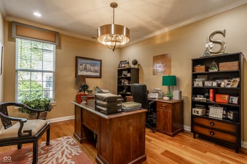 Home office at 2544 Milano Drive, Carmel, IN