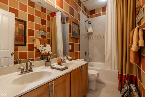 Bathroom at 2544 Milano Drive, Carmel, IN