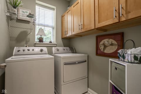 Laundry room at 2544 Milano Drive, Carmel, IN