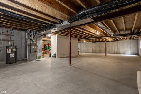Basement at 2544 Milano Drive, Carmel, IN