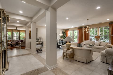 Living room at 2544 Milano Drive, Carmel, IN
