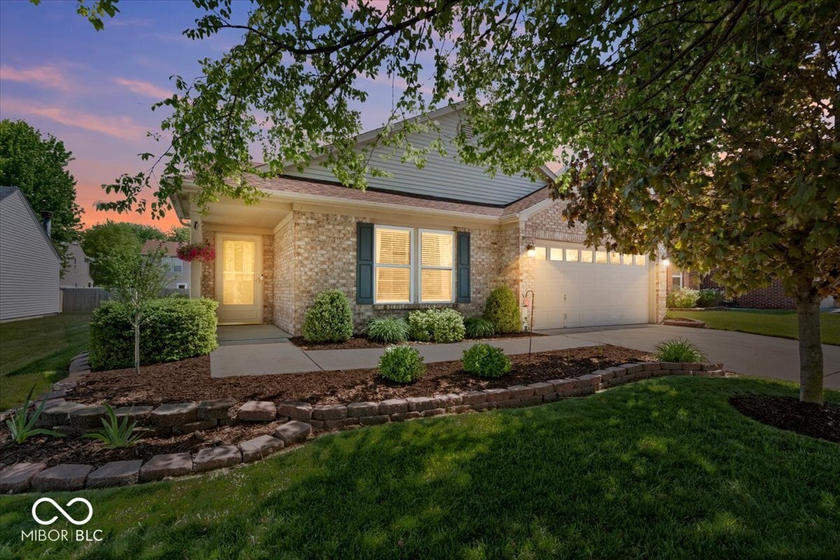 Front exterior at 5671 N Burlington Drive, McCordsville, IN