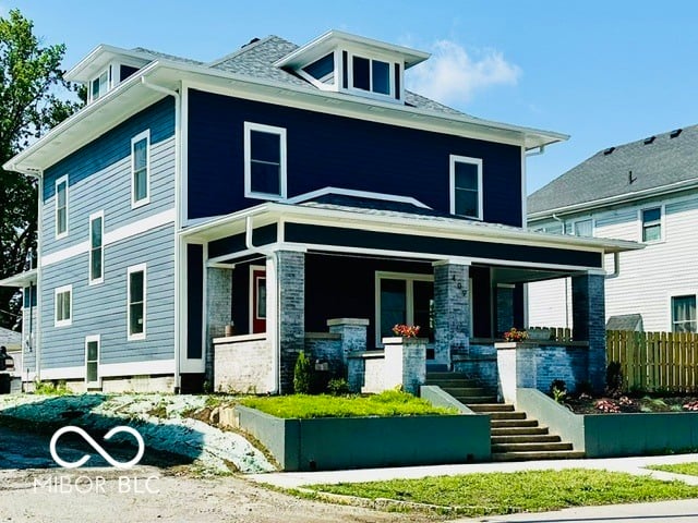 Front exterior at 409 E Washington Street, Lebanon, IN