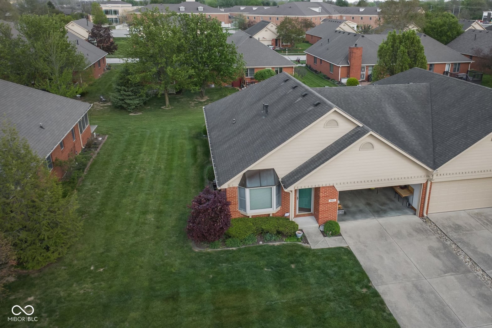 Aerial view at 2857 Colony Lake West Drive, Plainfield, IN