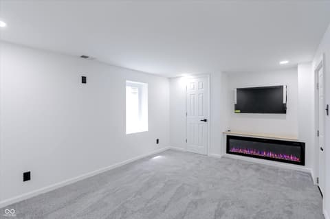 Living room at 3639 Adams Street, Indianapolis, IN