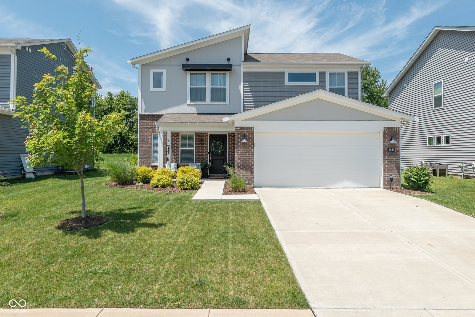 Front exterior at 4240 Evening Sky Way, Indianapolis, IN