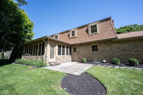 Backyard at 3017 Lucann Street, Carmel, IN