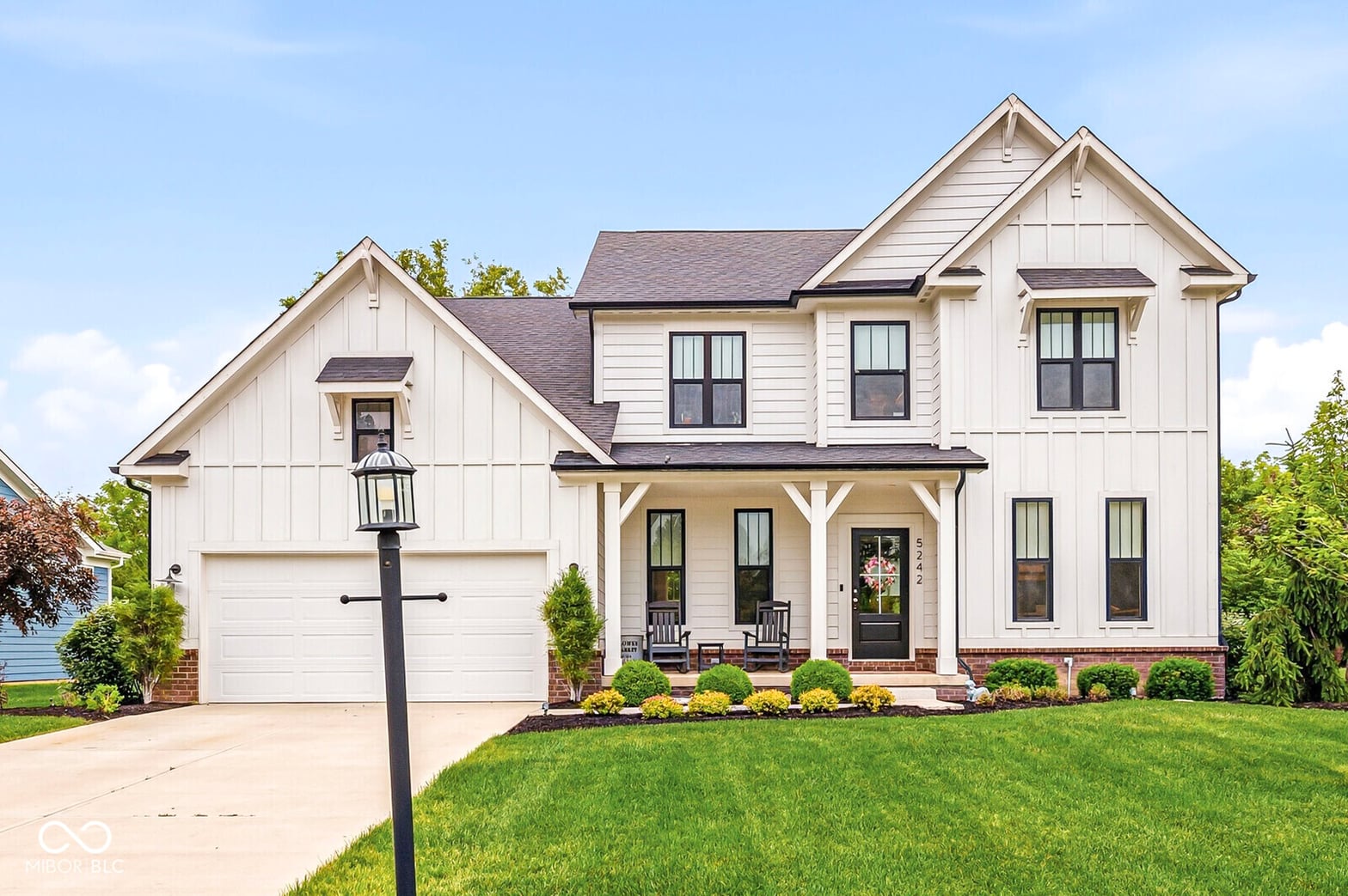 Front exterior at 5242 Tulip Tree Drive, Noblesville, IN