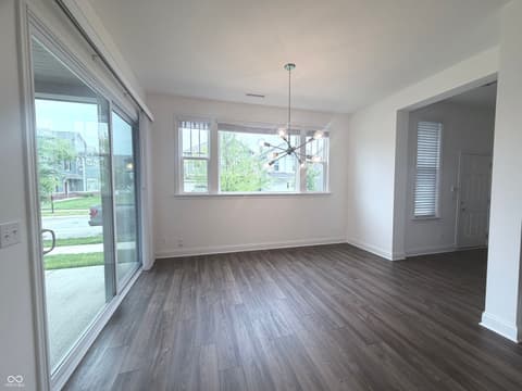 Dining room at 6931 Pickett Place, Carmel, IN
