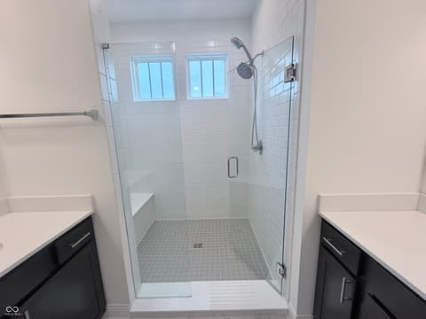 Primary bathroom at 6931 Pickett Place, Carmel, IN
