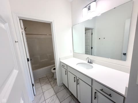 Bathroom at 6931 Pickett Place, Carmel, IN