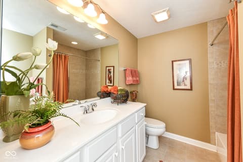 Bathroom at 13836 Rue Fontaine Lane, McCordsville, IN