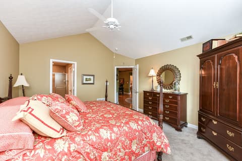 Primary bedroom at 13836 Rue Fontaine Lane, McCordsville, IN