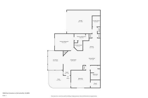 Floor Plan — 13836 Rue Fontaine Lane, McCordsville, IN