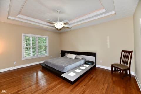 Primary bedroom at 13558 Water Crest Drive, Fishers, IN