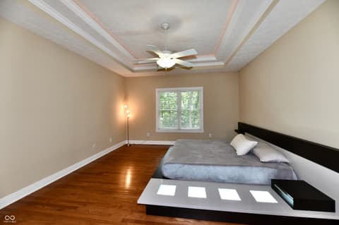 Primary bedroom at 13558 Water Crest Drive, Fishers, IN
