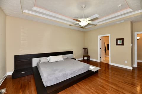 Primary bedroom at 13558 Water Crest Drive, Fishers, IN