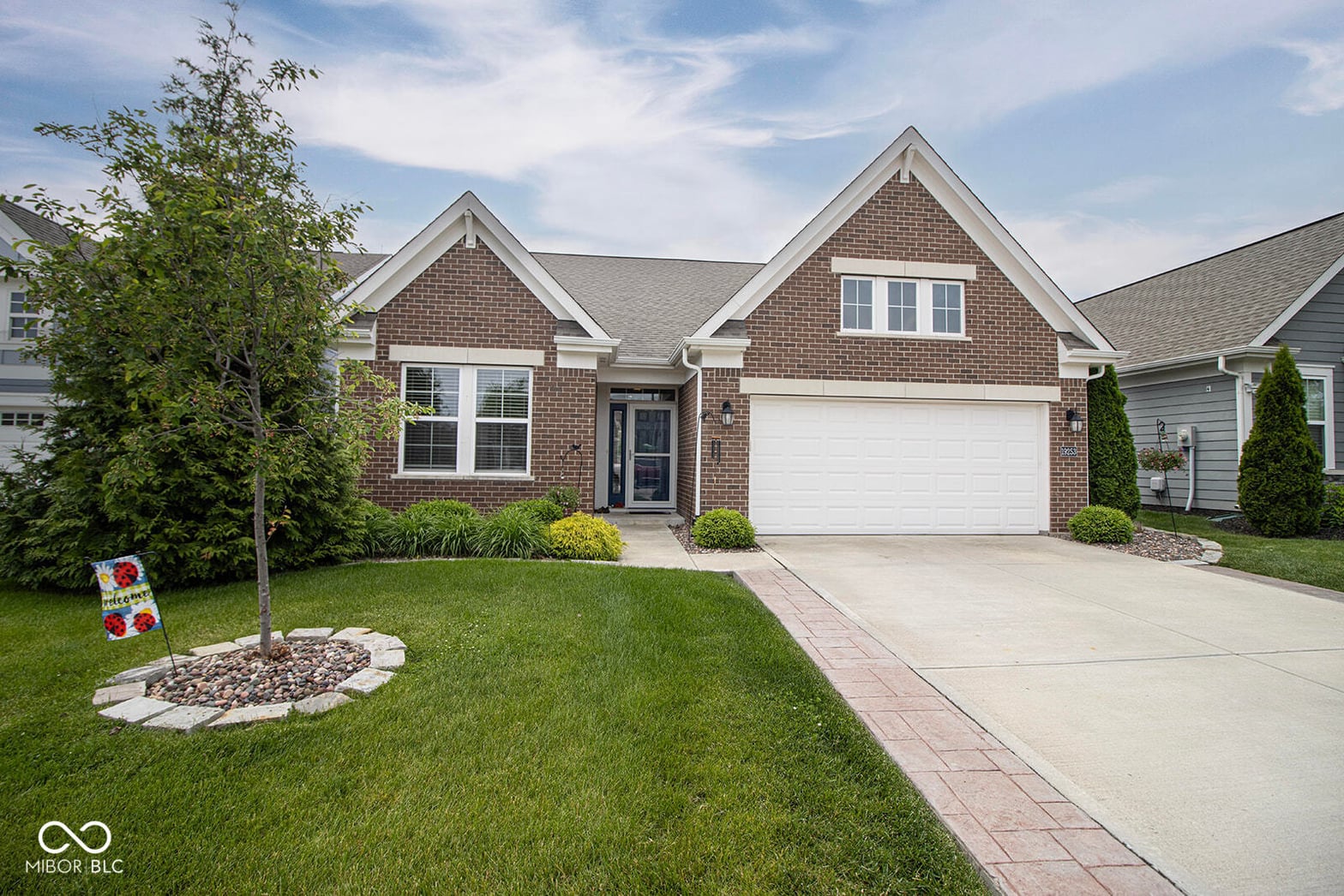 Front exterior at 19253 Chestnut Grove Lane, Noblesville, IN