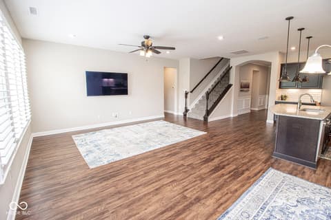 Living room at 19253 Chestnut Grove Lane, Noblesville, IN